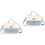 2Sets DIY PU Leren Tas Accessoires Kit Beige Grote Capaciteit 4