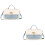 2Sets DIY PU Leren Tas Accessoires Kit Beige Grote Capaciteit 6