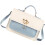 2Sets DIY PU Leren Tas Accessoires Kit Beige Grote Capaciteit 11