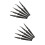 10Pcs Durable Black Anti-Static Ceramic Precision Tweezers for Coils 8