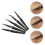 10Pcs Durable Black Anti-Static Ceramic Precision Tweezers for Coils 9