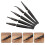 10Pcs Durable Black Anti-Static Ceramic Precision Tweezers for Coils 11
