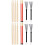 2Sets Diverse Kleuren Maple Drumsticks Met Drum Wire Borstels 7