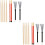 2Sets Diverse Kleuren Maple Drumsticks Met Drum Wire Borstels 8