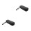 2Pièces Boîte De Transport Microphone Wireless Noir Fermeture Zip 8