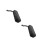 2Pièces Boîte De Transport Microphone Wireless Noir Fermeture Zip 10