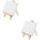 2Ensembles Présentoir Table Bois Mini Chevalet Pour Enfants 7