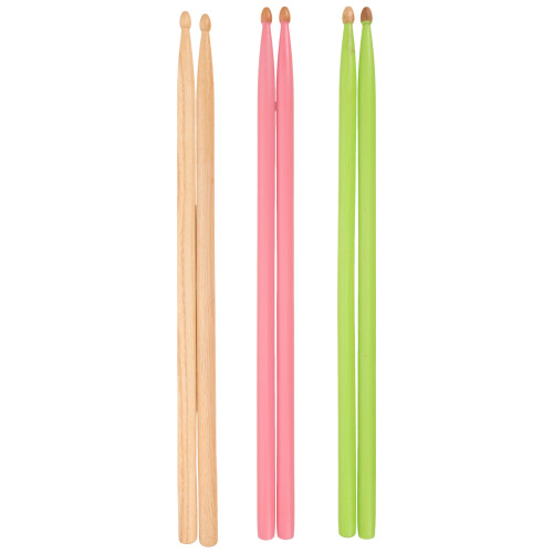 9Paren Paar Drumsticks Hout Beginners Grip En Duurzaam 1