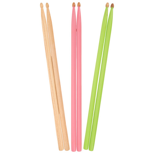 9Paren Paar Drumsticks Hout Beginners Grip En Duurzaam 2