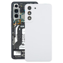 (white) Til Samsung for Galaxy S21 FE Bakdeksel med kameralinsedeksel