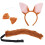 9St Verkleed Accessoires Set Met En Oren Thuis 2