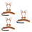 9St Verkleed Accessoires Set Met En Oren Thuis 3