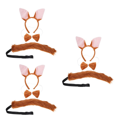 9St Verkleed Accessoires Set Met En Oren Thuis 2
