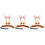 9St Verkleed Accessoires Set Met En Oren Thuis 9