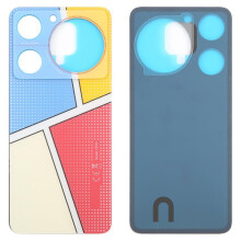 (colorful) Bakre batterideksel i glass med lim for ZTE nubia Music