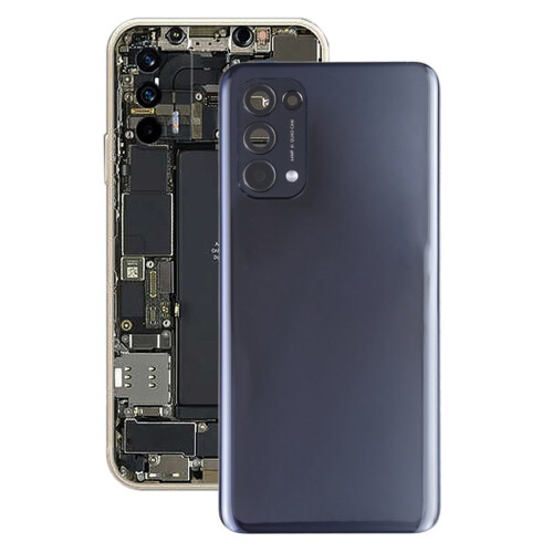 (black) Bakre batterideksel til OPPO Reno5 4G CPH2159