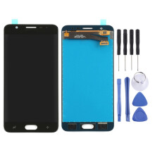 (Black) Écran LCD pour Galaxy J7 Prime 2 / G611 avec ensemble numériseur complet (noir)