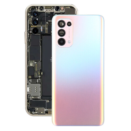 (orange) Bakre batterideksel til OPPO Reno5 4G CPH2159