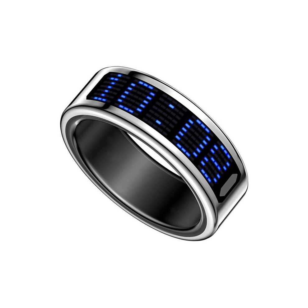 Zandonã Ring Men Women Led Dynamic Display Screen Heart Rate Blood Oxygen Monitoring Multi Sports Modes No. 12