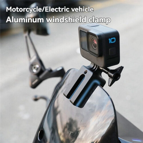 Motorcycle Windshield Mount for  Hero 12 & Above Aluminum Action Accessories 1