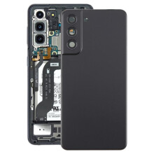 (black) Til Samsung for Galaxy S21 FE Bakdeksel med kameralinsedeksel