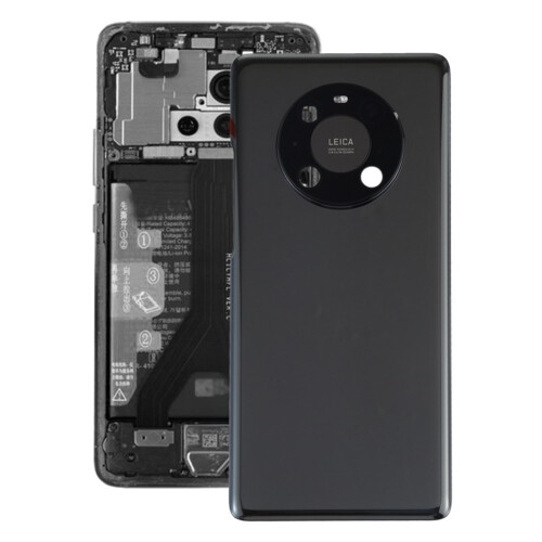 (Black) Cache batterie arrière pour Huawei Mate 40 Pro