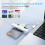 CAC Card Reader USB A Type-C USB Common Access Tax Declaration SIM/ID/Bank Card Reader Common Access CAC Reader 4