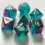 Two-Color Set Multi-Sided Digital Dice Dragon & Dungeon Game Board Game 4