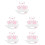 5Sets Kattenaccessoires Wit Met Oorband, Strik En 6
