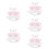5Sets Kattenaccessoires Wit Met Oorband, Strik En 10