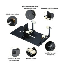 Set de couper verre avec 5 roues, ajustable, en acier inoxydable, pour bricolage