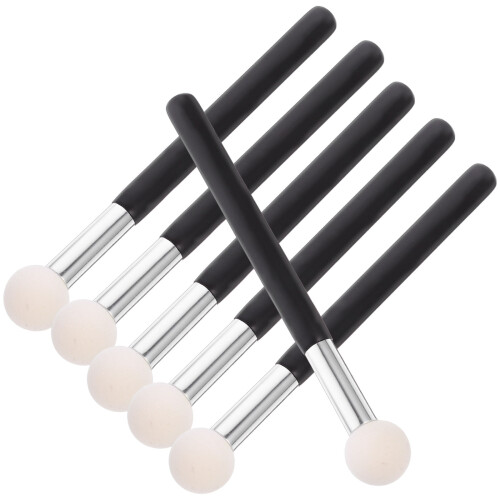 24St Mushroom Head Concealer Brushes, Draagbaar, Multi Kleur, Hout 1