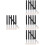 24St Mushroom Head Concealer Brushes, Draagbaar, Multi Kleur, Hout 8