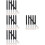 24St Mushroom Head Concealer Brushes, Draagbaar, Multi Kleur, Hout 9