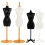 8Pièces Porte-Robes Plastique Mannequin Support Robuste 2
