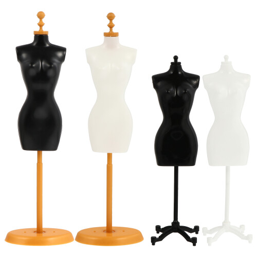 8Pièces Porte-Robes Plastique Mannequin Support Robuste 1