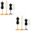 8Pièces Porte-Robes Plastique Mannequin Support Robuste 7