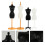 8Pièces Porte-Robes Plastique Mannequin Support Robuste 9
