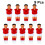 27Pièces Joueurs Baby-Foot Pour Table Standard 10