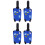 4Pièces Étiquettes Voyage Silicone Pour Adresse 5