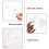 4Pièces Gabarits De Couture Blancs En Pour Patchwork DIY 7
