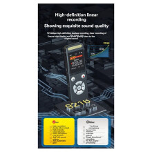 256GB 9216Kbps Digital Voice Recorder Voice Activated Recorder with Playback Noise Reduction for Lectures Meetings