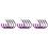 12Pièces Élastiques Queue De Enfant Violet Tresses Déco 4