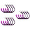 12Pièces Élastiques Queue De Enfant Violet Tresses Déco 7