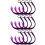 12Pièces Élastiques Queue De Enfant Violet Tresses Déco 8