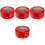 4Pièces Boîtes Rangement Biscuits Couleur Festive Usage Cadeau 5