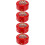 4Pièces Boîtes Rangement Biscuits Couleur Festive Usage Cadeau 10