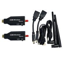 50M -Compatible Wireless Transmitter Receiver Camera Laptop PC to TV Mirror Adapter 1080P 60Hz Display Dongle