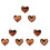 9Pièces Charms Studs Pour Bracelet Silicone Montre Style 3
