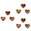 9Pièces Charms Studs Pour Bracelet Silicone Montre Style 7